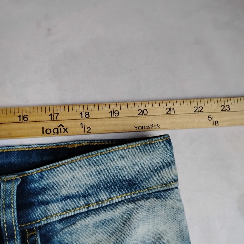 Southpole Shorts 42 Jean Jorts Relaxed Baggy Skater Y2K Grunge Denim - Picture 8 of 14